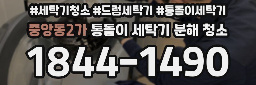 중앙동2가 통돌이 세탁기 분해 청소
