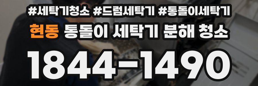 현동 통돌이 세탁기 분해 청소