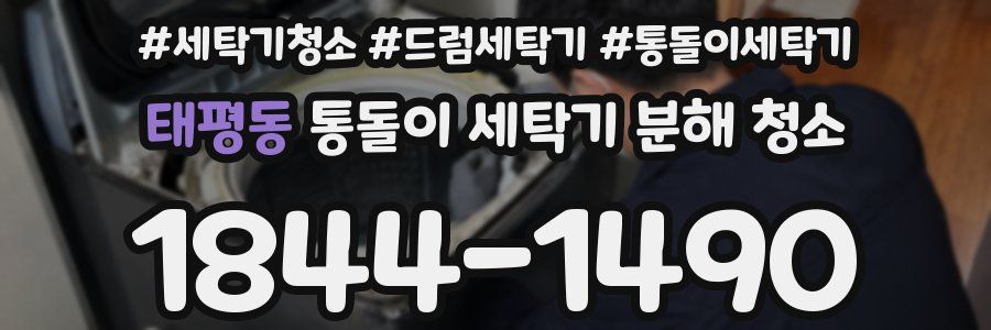태평동 통돌이 세탁기 분해 청소