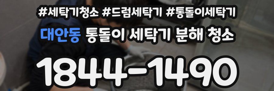 대안동 통돌이 세탁기 분해 청소