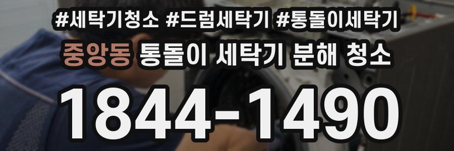 중앙동 통돌이 세탁기 분해 청소