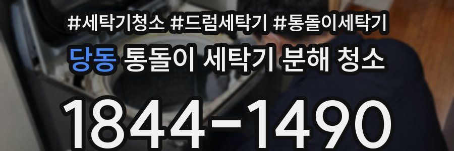 당동 통돌이 세탁기 분해 청소