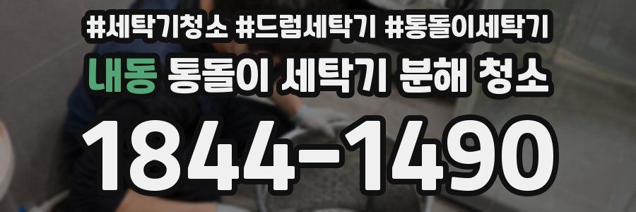 내동 통돌이 세탁기 분해 청소
