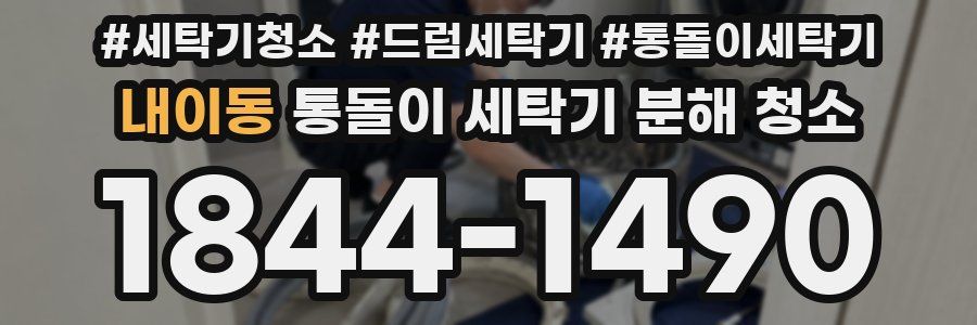 내이동 통돌이 세탁기 분해 청소