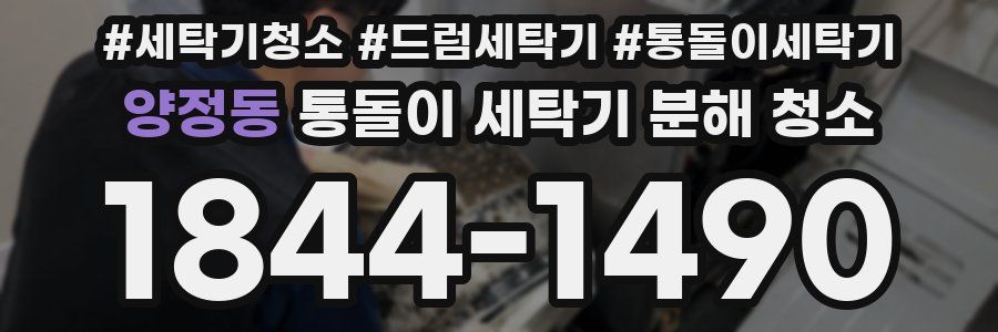 양정동 통돌이 세탁기 분해 청소
