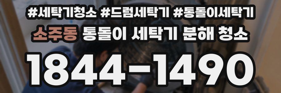 소주동 통돌이 세탁기 분해 청소