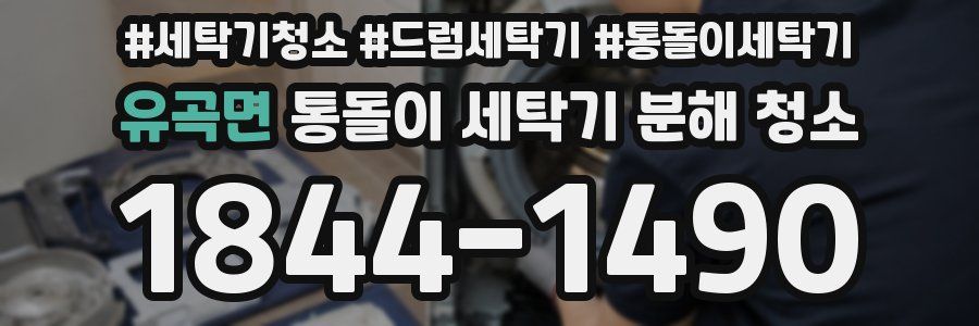 유곡면 통돌이 세탁기 분해 청소