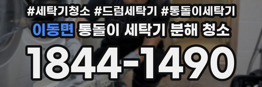 이동면 통돌이 세탁기 분해 청소