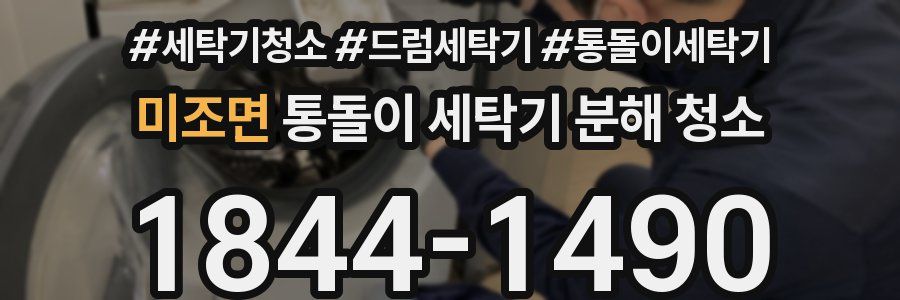 미조면 통돌이 세탁기 분해 청소