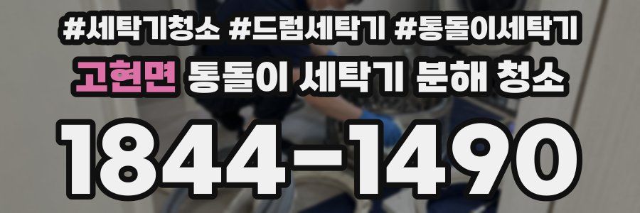 고현면 통돌이 세탁기 분해 청소