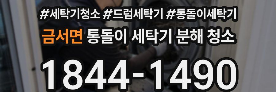 금서면 통돌이 세탁기 분해 청소