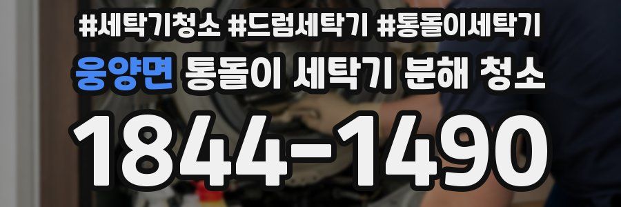 웅양면 통돌이 세탁기 분해 청소