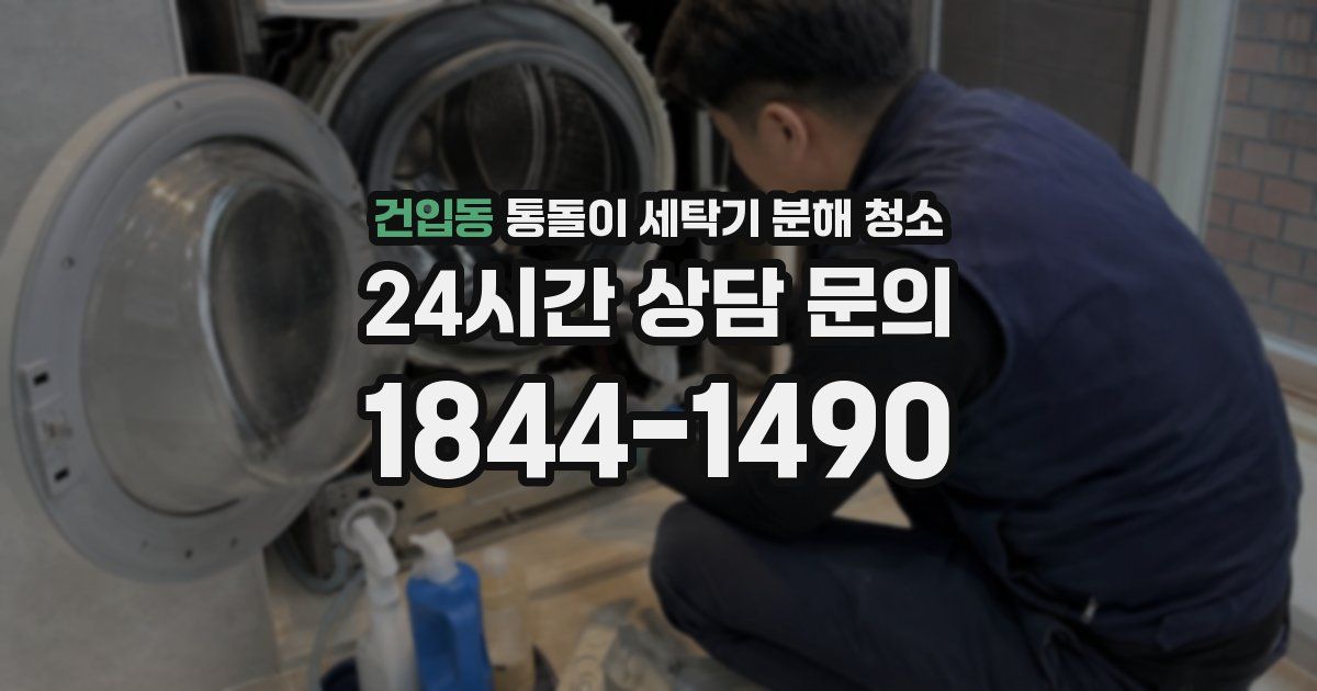 건입동 통돌이 세탁기 분해 청소