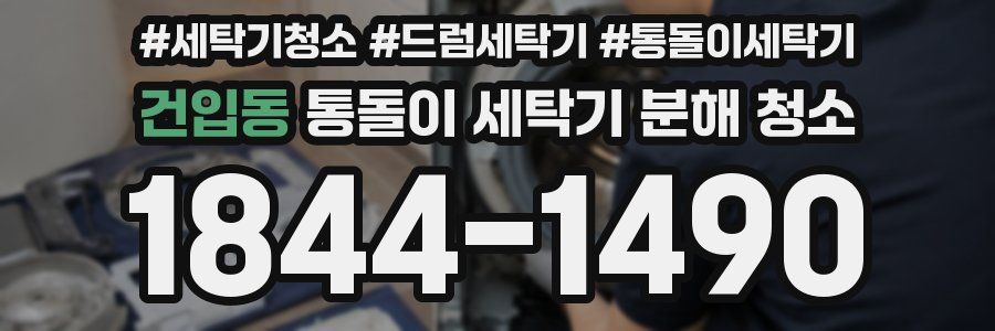건입동 통돌이 세탁기 분해 청소