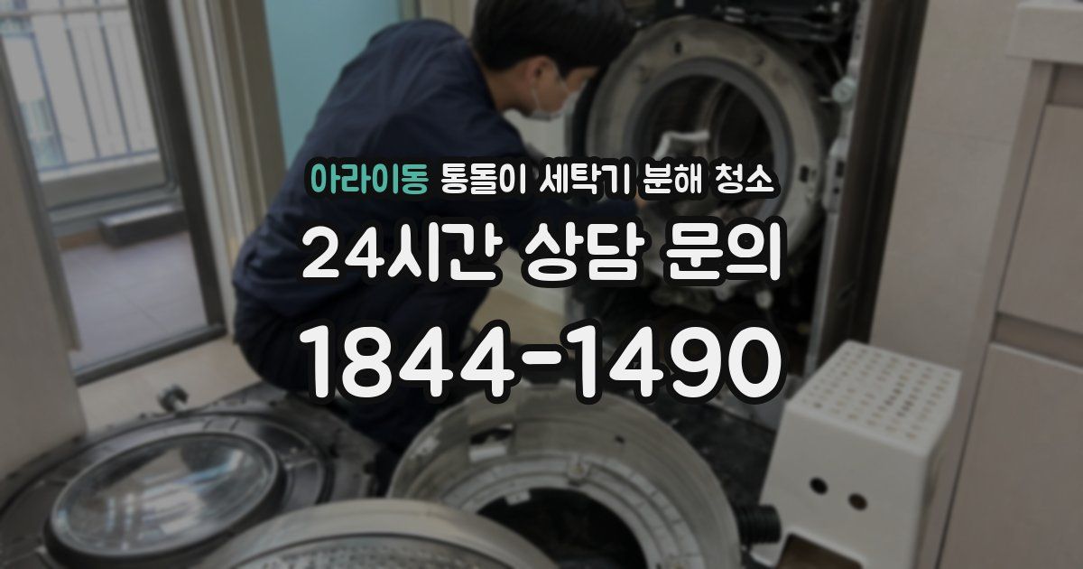 아라이동 통돌이 세탁기 분해 청소