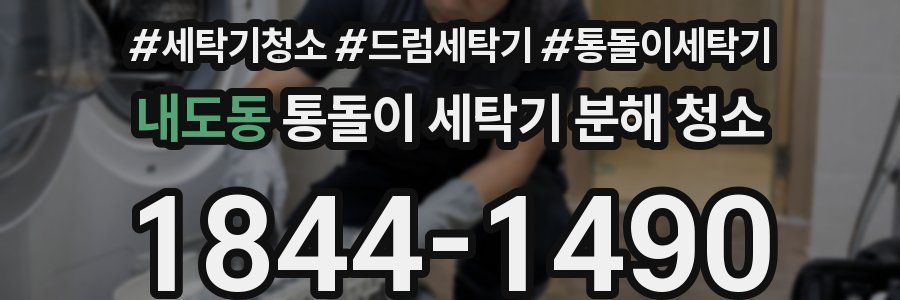 내도동 통돌이 세탁기 분해 청소