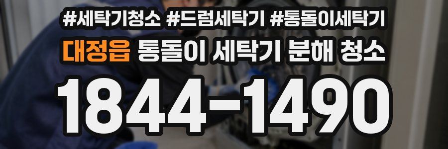 대정읍 통돌이 세탁기 분해 청소