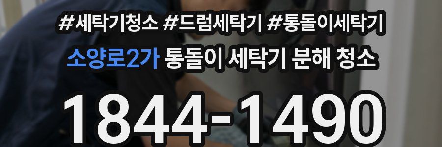 소양로2가 통돌이 세탁기 분해 청소