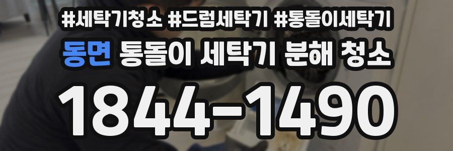 동면 통돌이 세탁기 분해 청소