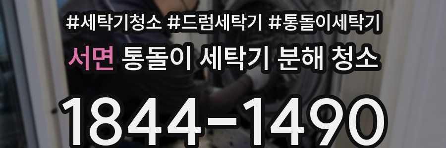 서면 통돌이 세탁기 분해 청소