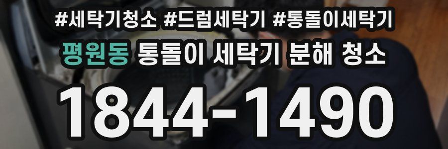 평원동 통돌이 세탁기 분해 청소