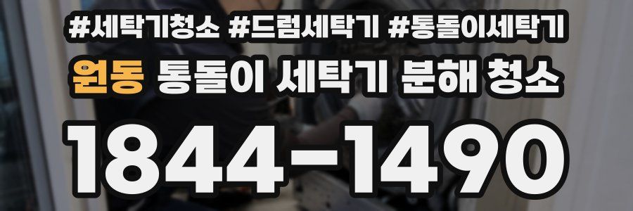 원동 통돌이 세탁기 분해 청소