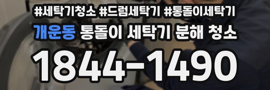 개운동 통돌이 세탁기 분해 청소