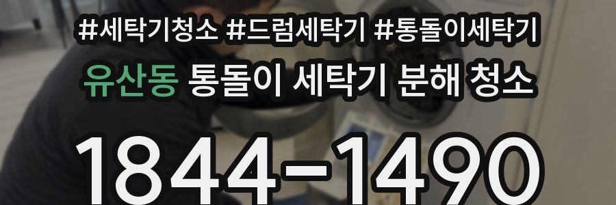 유산동 통돌이 세탁기 분해 청소