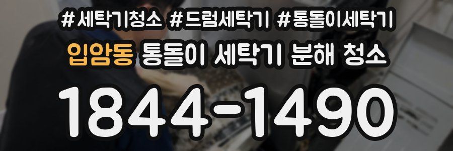 입암동 통돌이 세탁기 분해 청소