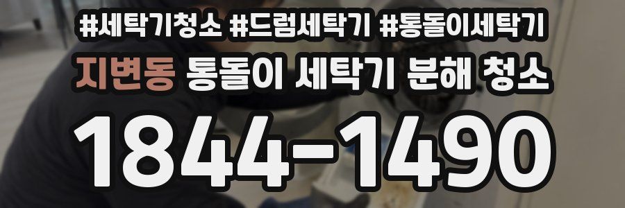 지변동 통돌이 세탁기 분해 청소