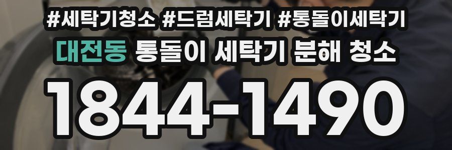 대전동 통돌이 세탁기 분해 청소