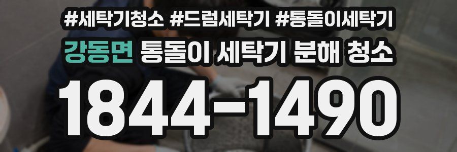 강동면 통돌이 세탁기 분해 청소