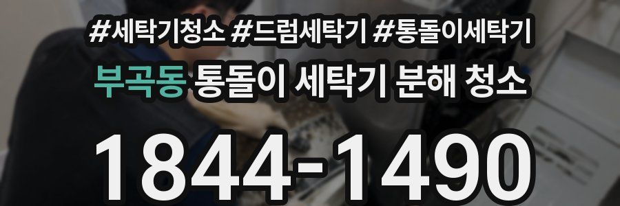 부곡동 통돌이 세탁기 분해 청소