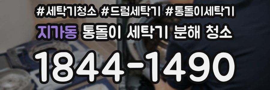 지가동 통돌이 세탁기 분해 청소