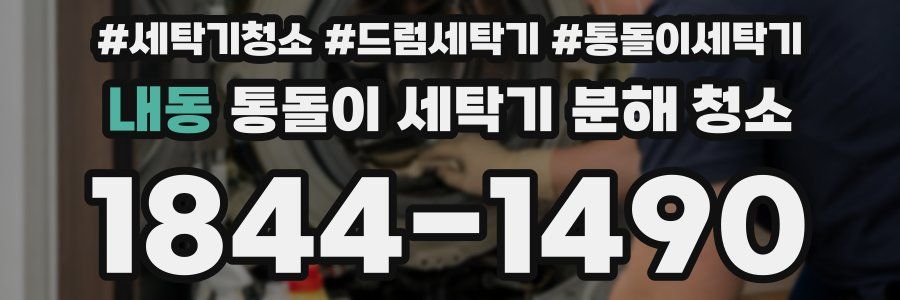 내동 통돌이 세탁기 분해 청소