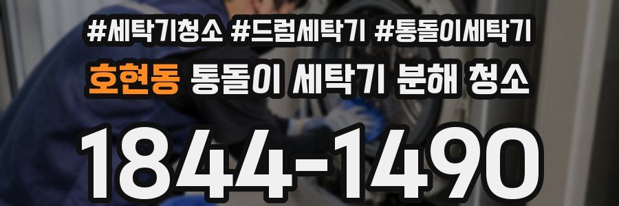 호현동 통돌이 세탁기 분해 청소