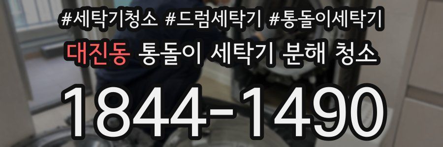 대진동 통돌이 세탁기 분해 청소
