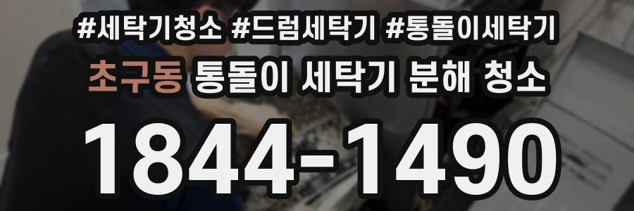 초구동 통돌이 세탁기 분해 청소