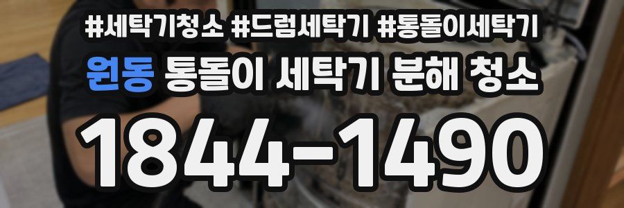 원동 통돌이 세탁기 분해 청소