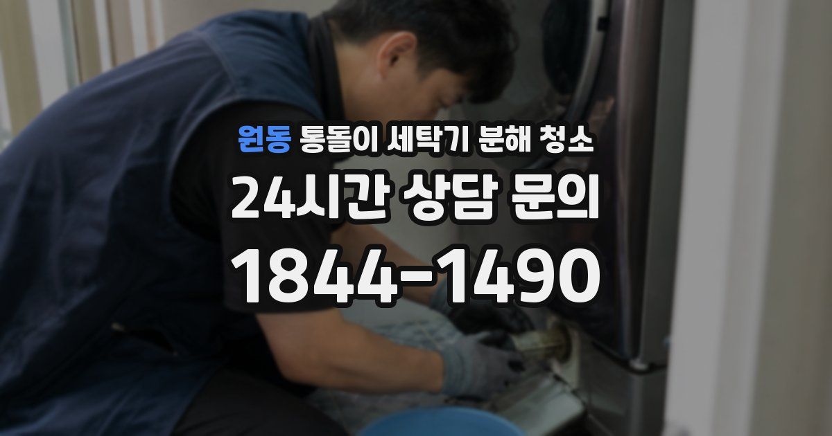 원동 통돌이 세탁기 분해 청소