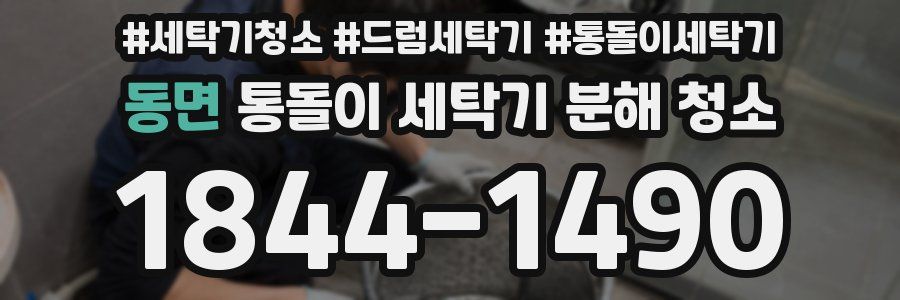 동면 통돌이 세탁기 분해 청소