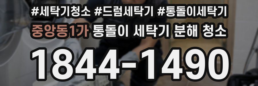 중앙동1가 통돌이 세탁기 분해 청소