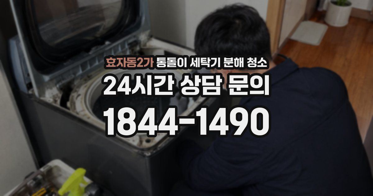 효자동2가 통돌이 세탁기 분해 청소