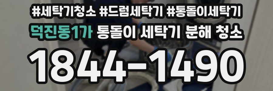 덕진동1가 통돌이 세탁기 분해 청소