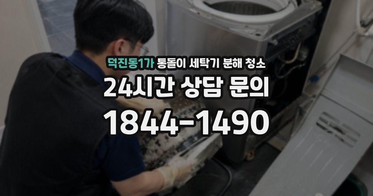 덕진동1가 통돌이 세탁기 분해 청소