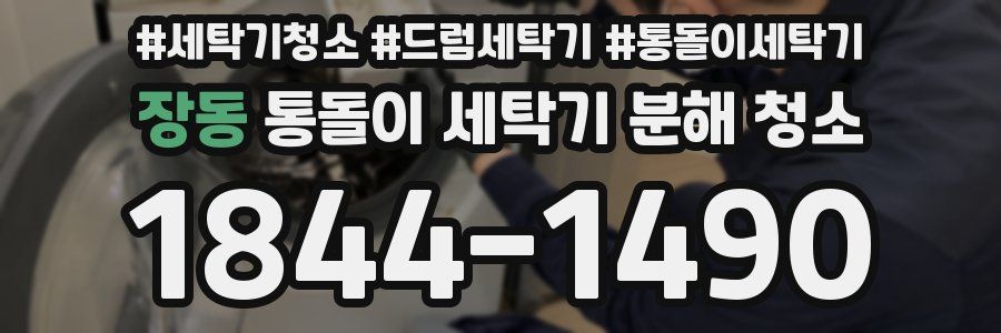 장동 통돌이 세탁기 분해 청소