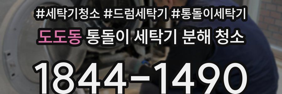 도도동 통돌이 세탁기 분해 청소