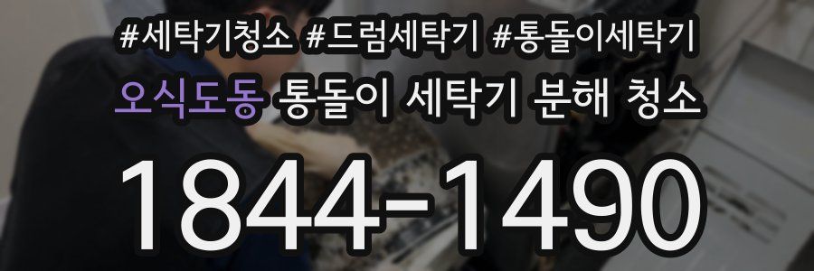 오식도동 통돌이 세탁기 분해 청소