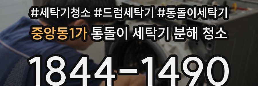 중앙동1가 통돌이 세탁기 분해 청소