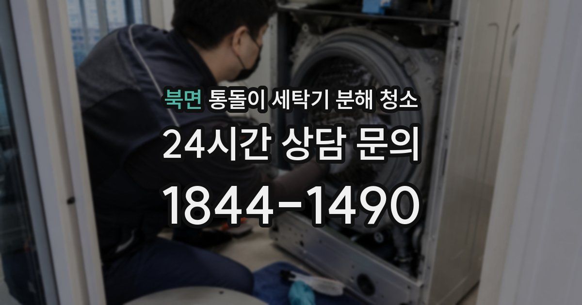 북면 통돌이 세탁기 분해 청소
